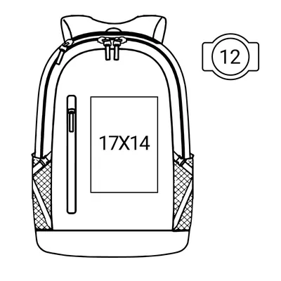 תיק גב למחשב נייד “15.6 לייפציג, מק״ט 5816-10