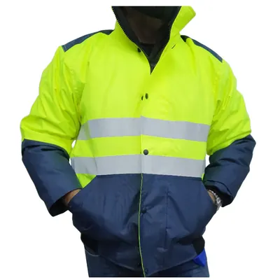 מעיל מרופד עם פסים מחזירי אור, מק״ט 8269-331