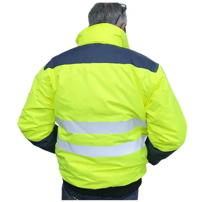 מעיל מרופד עם פסים מחזירי אור, מק״ט 8269-331